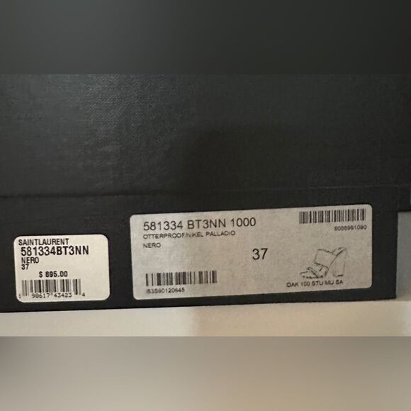 Saint Laurent Oak Woman’s Mule Suede Sandal Size 37 US 7 - Picture 10 of 10